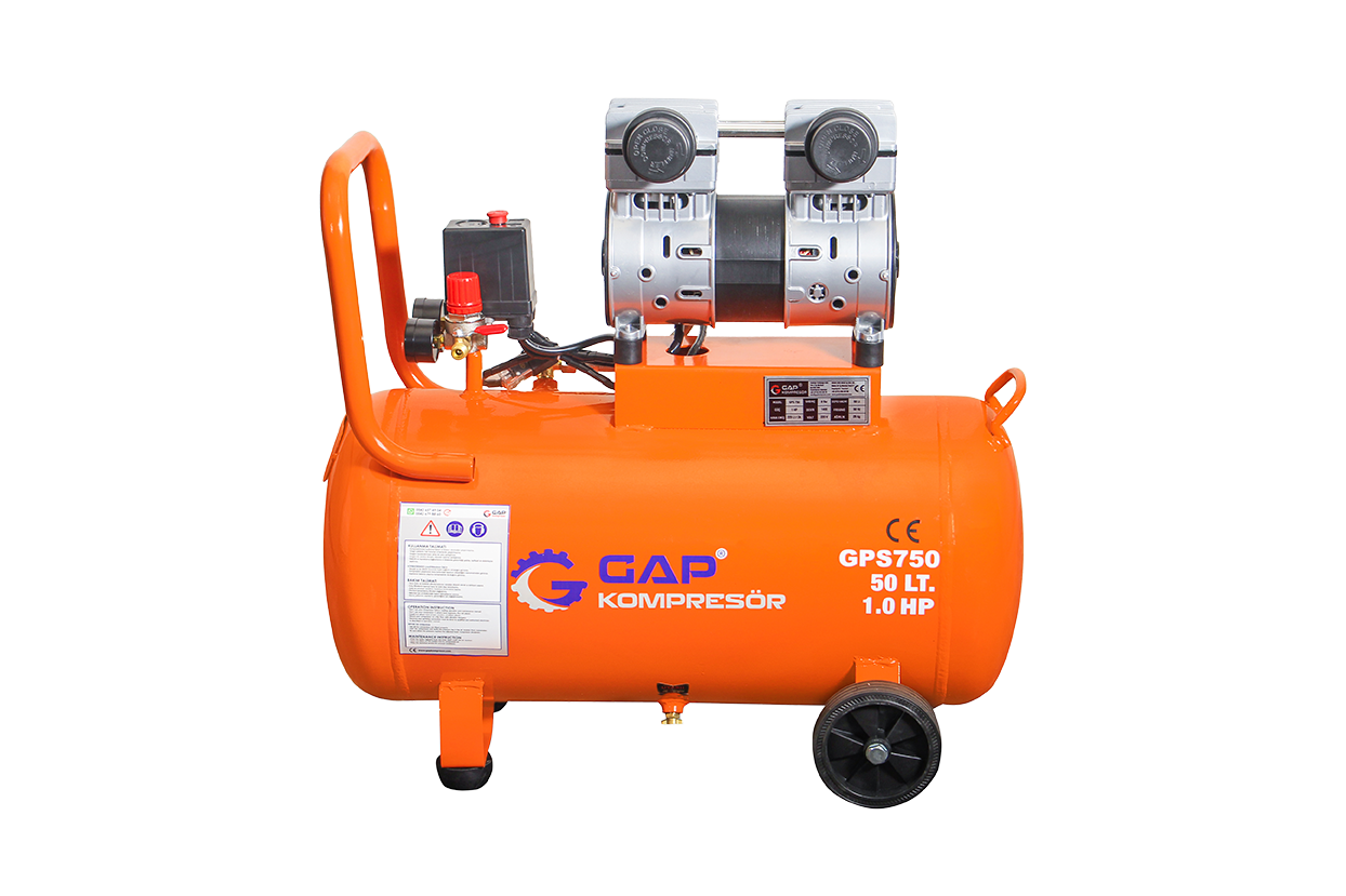 50 LT 750 W Sessiz ve Yağsız Hava Kompresörü