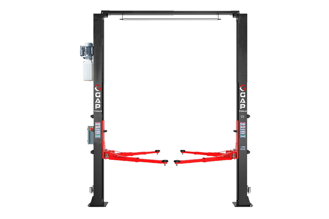 4 Ton İki Sütunlu Üstten Bağlantılı Tam Otomatik Hidrolik Lift